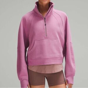 Lululemon M/L Scuba Oversized Funnel Neck Half Zip